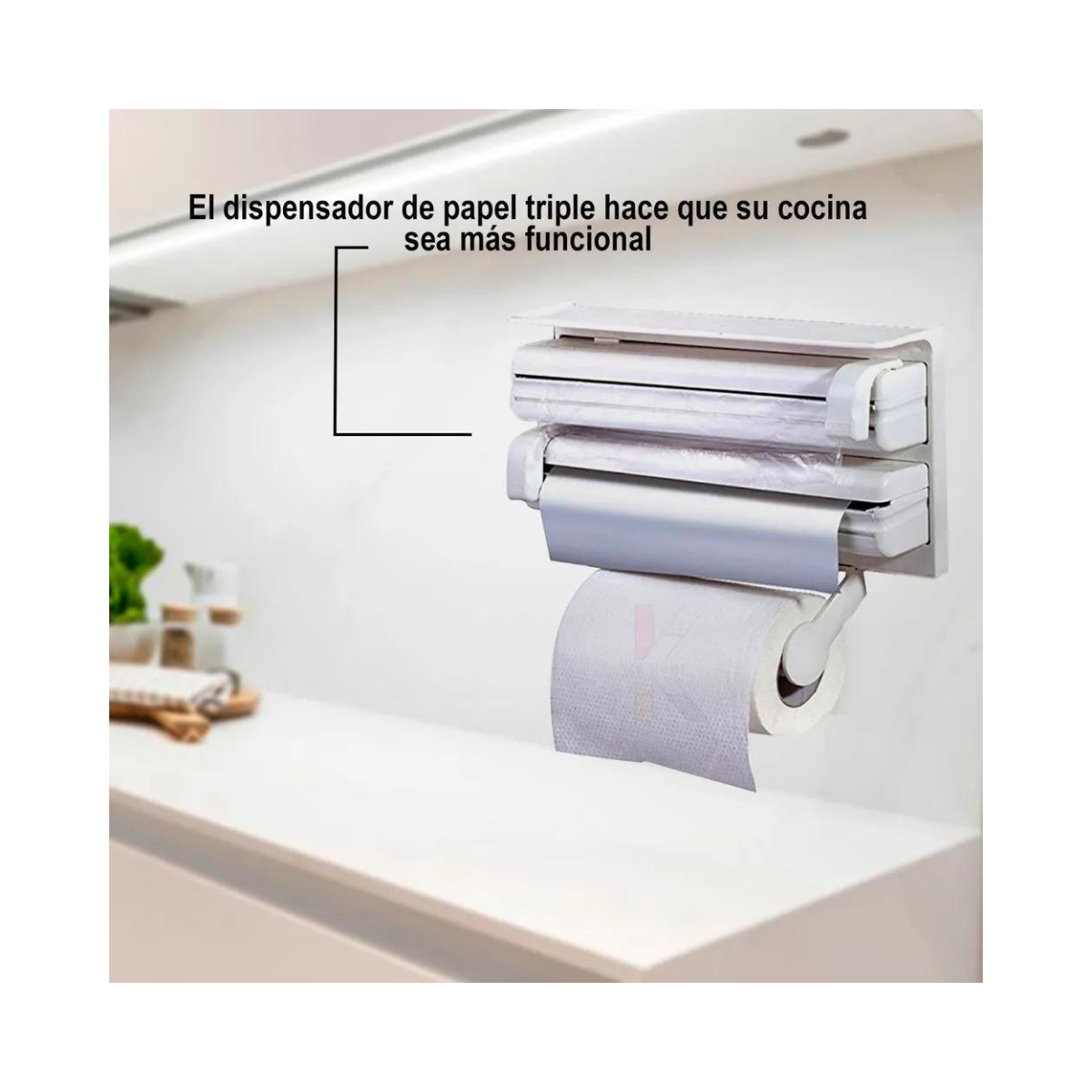 Dispensador Papel de Cocina MULTI-USO