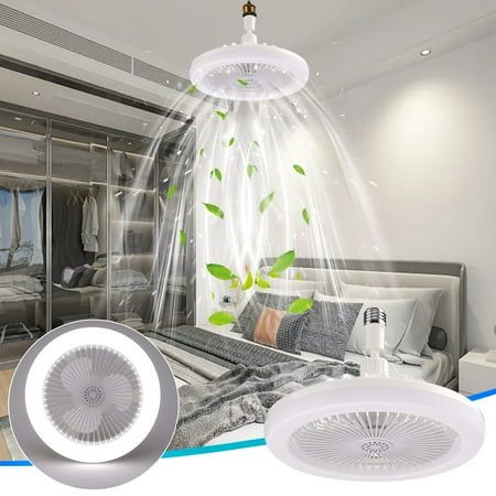 Ventilador Turbo de Techo Led 2 en 1 [ULTRA POTENTE]